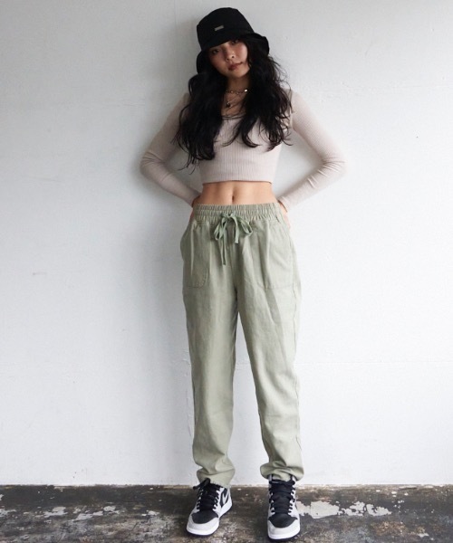 BLONDEY（ブロンディ）の「プレート付きバケットハット（ハット・レディース・ブラック・FREE）」の3枚目の写真