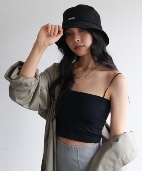 BLONDEY（ブロンディ）の「プレート付きバケットハット（ハット・レディース・ブラック・FREE）」の13枚目の写真