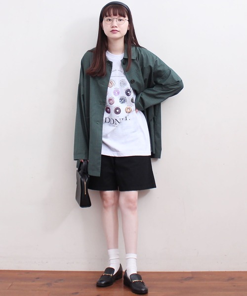fig Ｌondon（フィグロンドン）の「●UNCLE　CHECK　BZ（ブルゾン・レディース・グリーン/ベージュ・FREE）」の18枚目の写真
