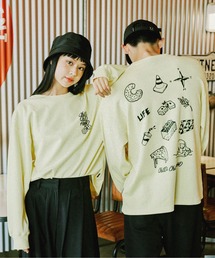 【ROMANTIC CROWN】MEMORIZE LONG SLEEVE / ロマンティッククラウン メモライズ グラフィック ロングスリーブ Tシャツ