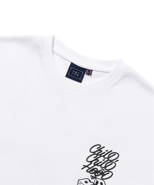 ROMANTIC CROWN(ロマンティッククラウン)の「【ROMANTIC CROWN】MEMORIZE LONG SLEEVE / ロマンティッククラウン メモライズ グラフィック ロングスリーブ Tシャツ(Tシャツ/カットソー・メンズ・ブラック/ホワイト/ライトイエロー・SMALL/MEDIUM/LARGE/X-LARGE)」の8枚目の写真