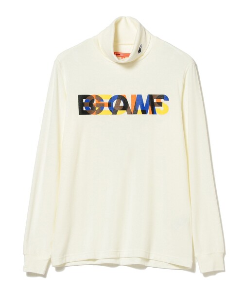 MEN＞BEAMS GOLF ORANGE LABEL / レイヤーロゴ タートルネックシャツ
