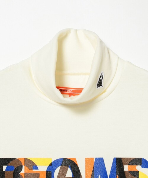 MEN＞BEAMS GOLF ORANGE LABEL / レイヤーロゴ タートルネックシャツ