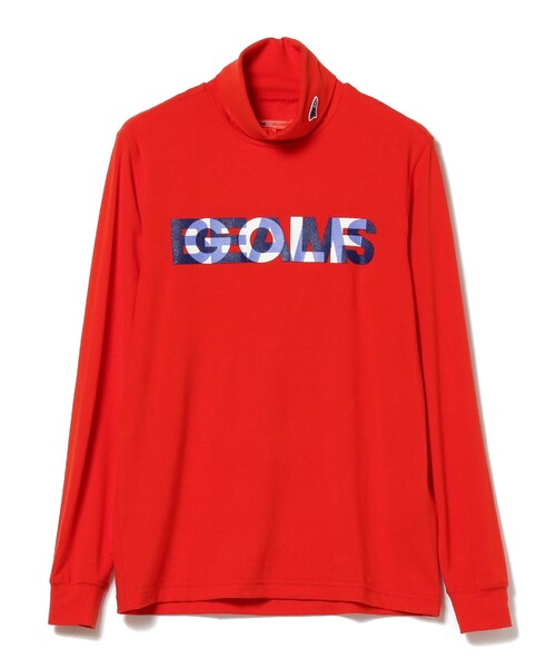 MEN＞BEAMS GOLF ORANGE LABEL / レイヤーロゴ タートルネックシャツ