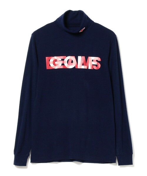 MEN＞BEAMS GOLF ORANGE LABEL / レイヤーロゴ タートルネックシャツ