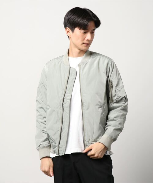 NAVY(ネイビー)の「MA-1タイプブルゾン 中綿ジャケット(MA-1・メンズ・ブラック/グレー/カーキ・M/L/XL/XXL)」の22枚目の写真
