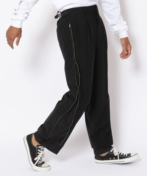 LUSOR（ルーソル）の「LUSOR（ルーソル）WOOL ZIP SLACKS（その他パンツ・メンズ・ブラック/グレー・SMALL/MEDIUM）」の11枚目の写真