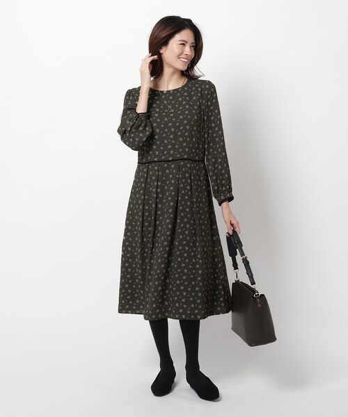 洗える フラワープリントワンピース ワンピース Reflect リフレクト のファッション通販 Zozotown