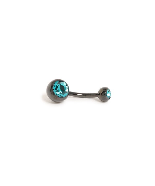 MORPH(モルフ)の「MORPH モルフ ネイブル ボディーピアス 14ゲージ 10mm(ノーマル)(ピアス(片耳用)・レディース・ライトブルー/スカイブルー/ブラック/レッド/ブルー/グリーン/ライトグリーン/エメラルド/クリア/レインボー/ラベンダー/バイオレット/ローズ/ライトピンク・10)」の5枚目の写真