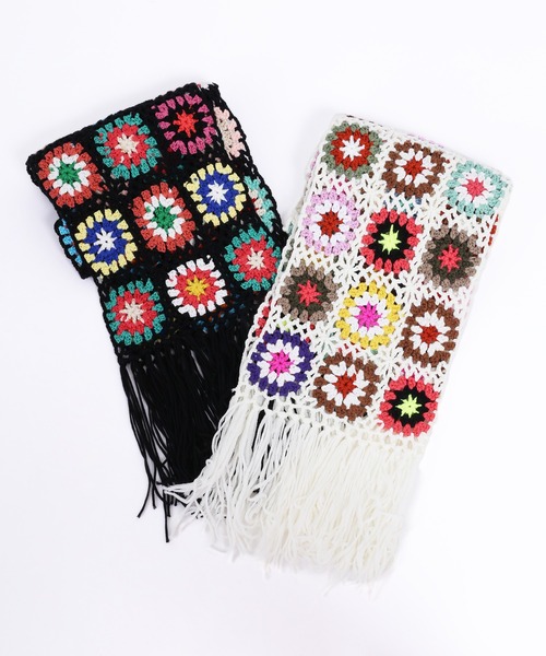 WC（ダブル シー）の「クロシェ編みマフラー（マフラー）」 - WEAR