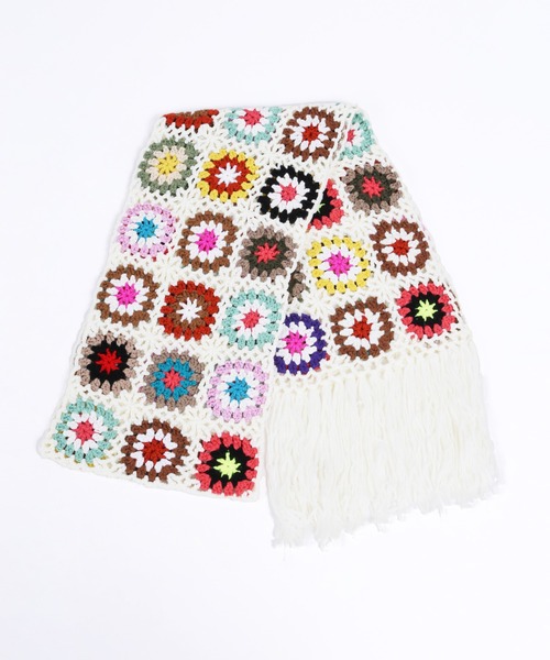 WC（ダブル シー）の「クロシェ編みマフラー（マフラー）」 - WEAR