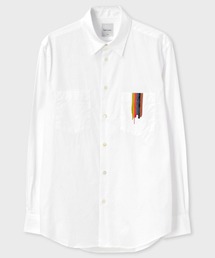 Paul Smith | 'Painted Stripe'ポケットシャツ / 213317 902UP(シャツ/ブラウス)