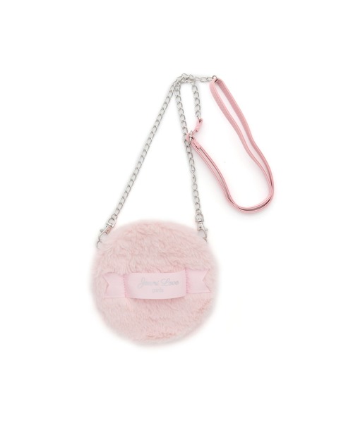 JENNI love（ジェニィラブ）の「パフ風ファーポシェット（ショルダーバッグ・キッズ・オフホワイト/ラベンダー/ピンク・F）」の12枚目の写真