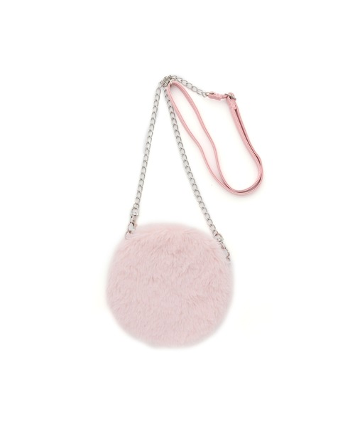 JENNI love（ジェニィラブ）の「パフ風ファーポシェット（ショルダーバッグ・キッズ・オフホワイト/ラベンダー/ピンク・F）」の18枚目の写真