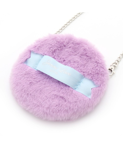 JENNI love（ジェニィラブ）の「パフ風ファーポシェット（ショルダーバッグ・キッズ・オフホワイト/ラベンダー/ピンク・F）」の16枚目の写真