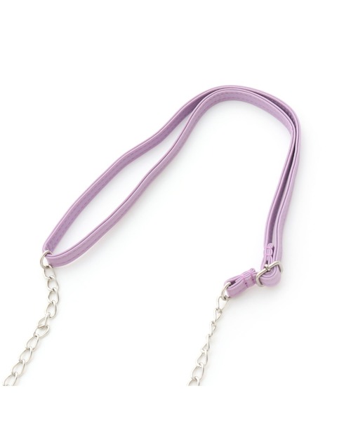 JENNI love（ジェニィラブ）の「パフ風ファーポシェット（ショルダーバッグ・キッズ・オフホワイト/ラベンダー/ピンク・F）」の14枚目の写真