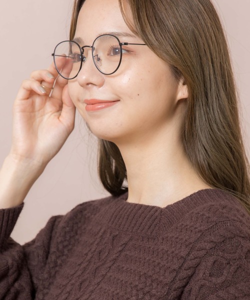flower（フラワー）の「ラブリーカラーグラス2（メガネ・レディース・カーキ/ピンク/ブラック・FREE）」の10枚目の写真