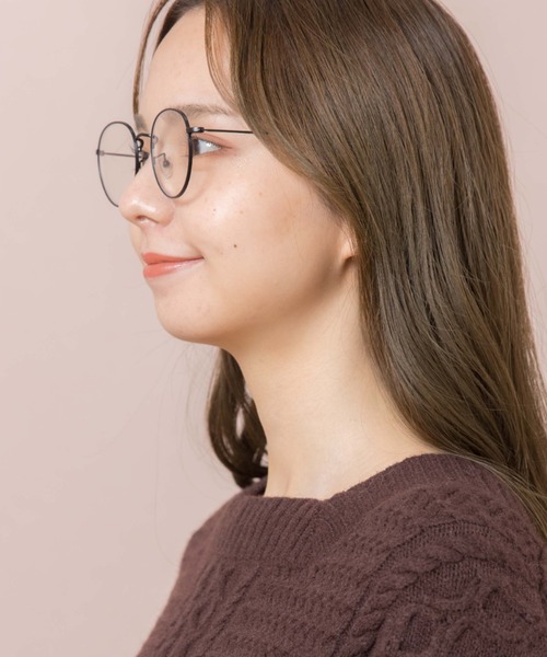 flower（フラワー）の「ラブリーカラーグラス2（メガネ・レディース・カーキ/ピンク/ブラック・FREE）」の12枚目の写真