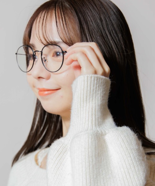 flower（フラワー）の「ラブリーカラーグラス2（メガネ・レディース・カーキ/ピンク/ブラック・FREE）」の14枚目の写真