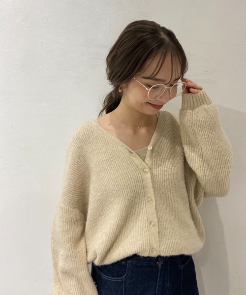 flower（フラワー）の「ラブリーカラーグラス2（メガネ・レディース・カーキ/ピンク/ブラック・FREE）」の18枚目の写真