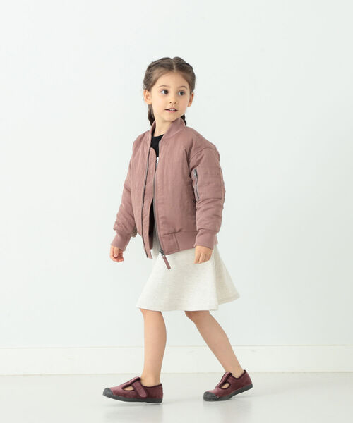 B:MING by BEAMS（ビーミングバイビームス）の「B:MING by BEAMS / ボアコンビ MA-1（90~140cm）（MA-1・キッズ・カーキ/ピンク系その他・120/130/140/100/110/90）」の17枚目の写真