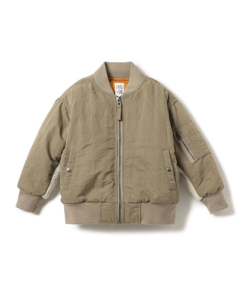 B:MING by BEAMS（ビーミングバイビームス）の「B:MING by BEAMS / ボアコンビ MA-1（90~140cm）（MA-1・キッズ・カーキ/ピンク系その他・120/130/140/100/110/90）」の19枚目の写真