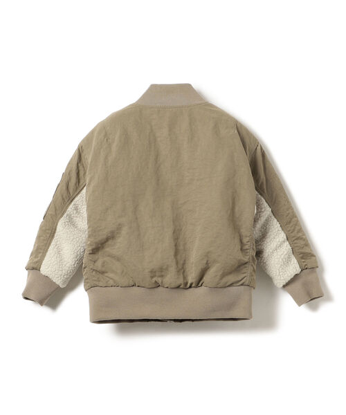 B:MING by BEAMS（ビーミングバイビームス）の「B:MING by BEAMS / ボアコンビ MA-1（90~140cm）（MA-1・キッズ・カーキ/ピンク系その他・120/130/140/100/110/90）」の22枚目の写真