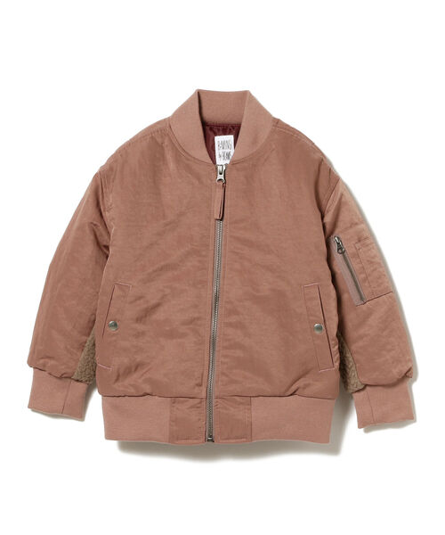 B:MING by BEAMS（ビーミングバイビームス）の「B:MING by BEAMS / ボアコンビ MA-1（90~140cm）（MA-1・キッズ・カーキ/ピンク系その他・120/130/140/100/110/90）」の11枚目の写真