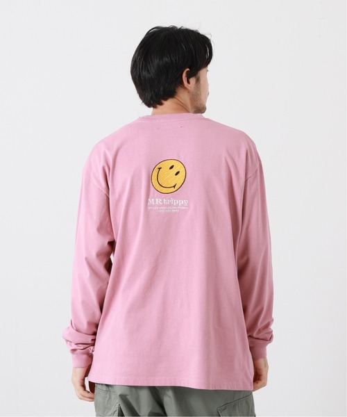 THE YOUTHLESS（ザユースレス）の「【YOUTHLESS × JS】ニコチャン バック 刺繍ロンT（Tシャツ/カットソー・メンズ・ホワイト/ライトグリーン/ピンク系その他・LARGE/MEDIUM）」の3枚目の写真