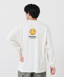THE YOUTHLESS（ザユースレス）の「【YOUTHLESS × JS】ニコチャン バック 刺繍ロンT（Tシャツ/カットソー）」