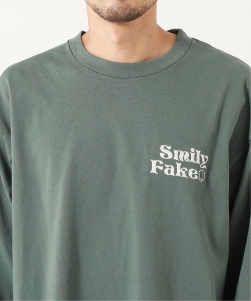 THE YOUTHLESS（ザユースレス）の「【YOUTHLESS × JS】ニコチャン バック 刺繍ロンT（Tシャツ/カットソー・メンズ・ホワイト/ライトグリーン/ピンク系その他・LARGE/MEDIUM）」の19枚目の写真