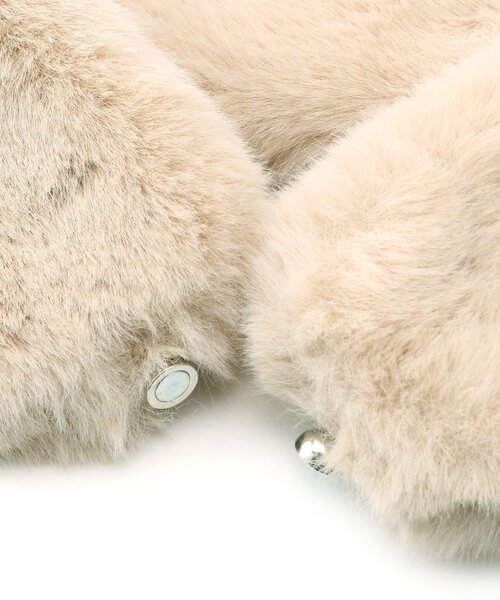 DRESKIP(ドレスキップ)の「◆【マグネット】フェイクファーティペット(ストール/ショール・レディース・グレー/ブラウン系その他/ライトベージュ/グレー系・00)」の7枚目の写真