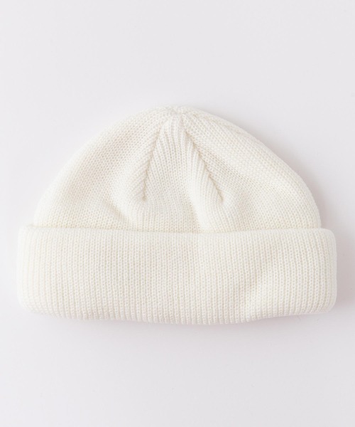 Blue Standard （ブルースタンダード）の「【BLUE STANDARD/ブルースタンダード】静電気軽減　2WAYニットワッチ/ビーニー（ニットキャップ/ビーニー・メンズ・ライトグレー/ライトブルー/ブラック/ホワイト/チャコールグレー/ベージュ/ネイビー/オリーブ/ラベンダー/ワイン・FREE）」の2枚目の写真