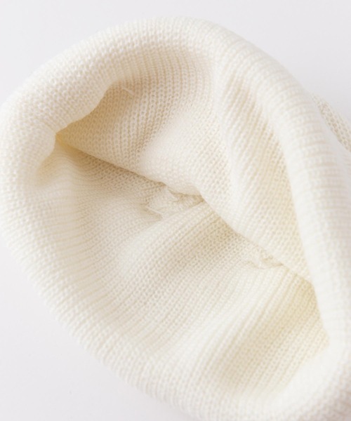 Blue Standard （ブルースタンダード）の「【BLUE STANDARD/ブルースタンダード】静電気軽減　2WAYニットワッチ/ビーニー（ニットキャップ/ビーニー・メンズ・ライトグレー/ライトブルー/ブラック/ホワイト/チャコールグレー/ベージュ/ネイビー/オリーブ/ラベンダー/ワイン・FREE）」の13枚目の写真