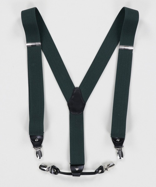 SPINNS（スピンズ）の「ゴムサスペンダー（サスペンダー・メンズ・ブラック/ブラウン/ベージュ/グリーン・ONESIZE）」の4枚目の写真