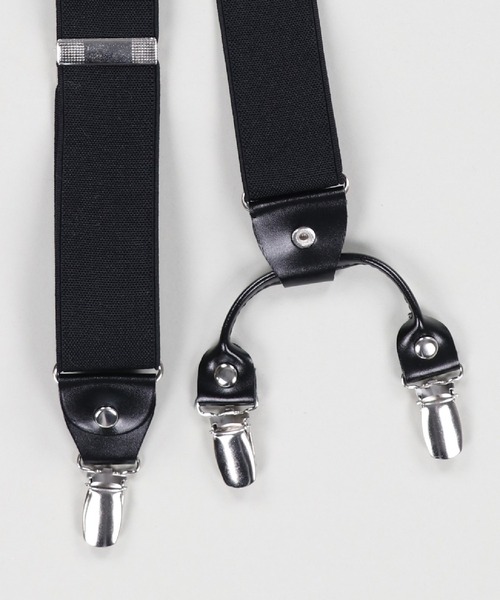 SPINNS（スピンズ）の「ゴムサスペンダー（サスペンダー・メンズ・ブラック/ブラウン/ベージュ/グリーン・ONESIZE）」の7枚目の写真