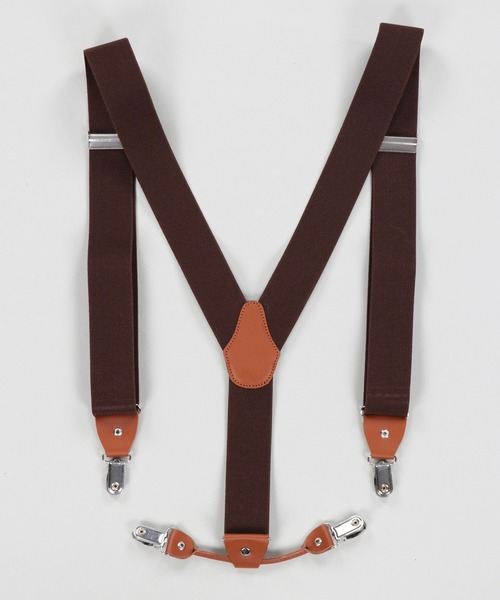 SPINNS（スピンズ）の「ゴムサスペンダー（サスペンダー・メンズ・ブラック/ブラウン/ベージュ/グリーン・ONESIZE）」の8枚目の写真