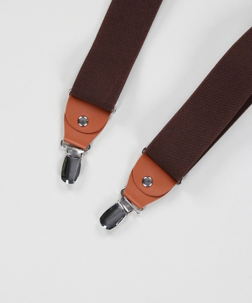 SPINNS（スピンズ）の「ゴムサスペンダー（サスペンダー・メンズ・ブラック/ブラウン/ベージュ/グリーン・ONESIZE）」の9枚目の写真