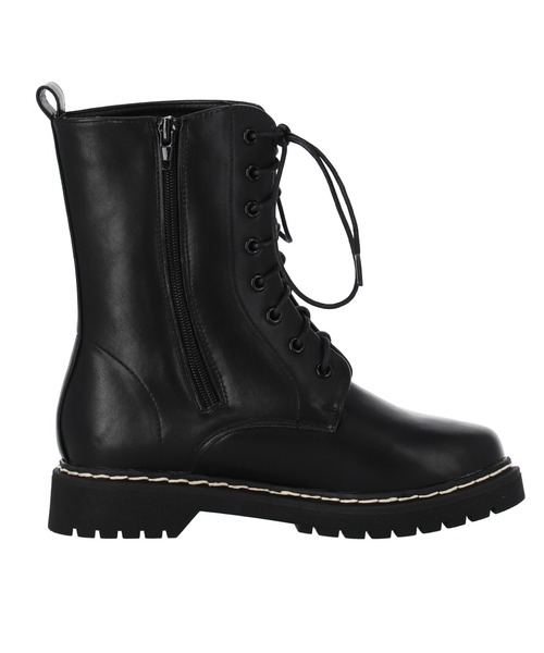 anap mimpi（アナップミンピ）の「ステッチレースアップショートブーツ（ブーツ・レディース・ブラック・LL/L/S/M）」の7枚目の写真