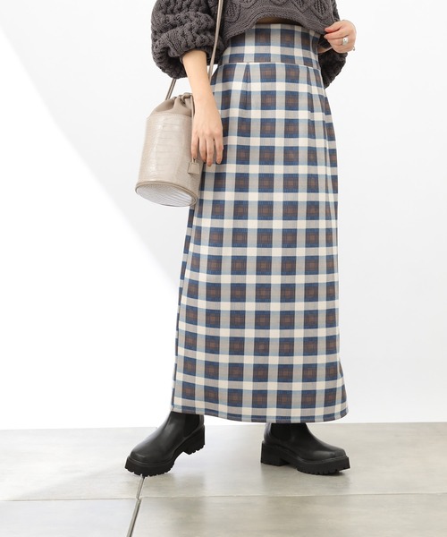 COLONY 2139（コロニートゥーワンスリーナイン）の「【TV媒体紹介商品】フェイクスエードハイウエストナロースカート（スカート・レディース・ベージュ/ベージュ系その他/グリーン/グリーン系その他/ブルー・SMALL/MEDIUM）」の9枚目の写真