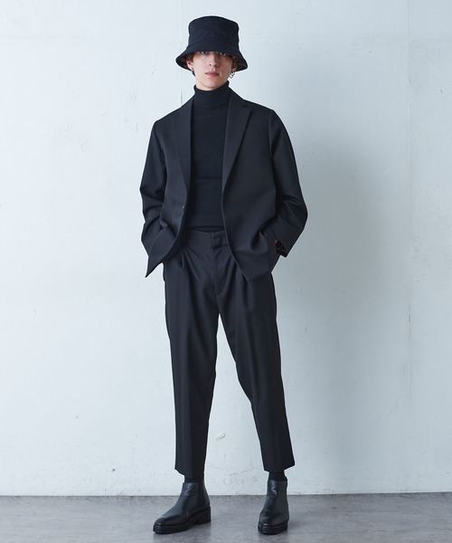 Lui's（ルイス）の「スリムタートルニット（ニット/セーター・メンズ・ホワイト/ブラック/ベージュ/ボルドー・SMALL/MEDIUM）」の22枚目の写真