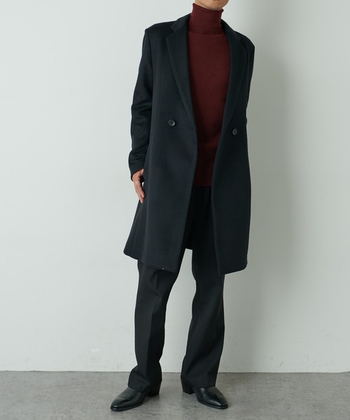 Lui's（ルイス）の「スリムタートルニット（ニット/セーター・メンズ・ホワイト/ブラック/ベージュ/ボルドー・SMALL/MEDIUM）」の12枚目の写真