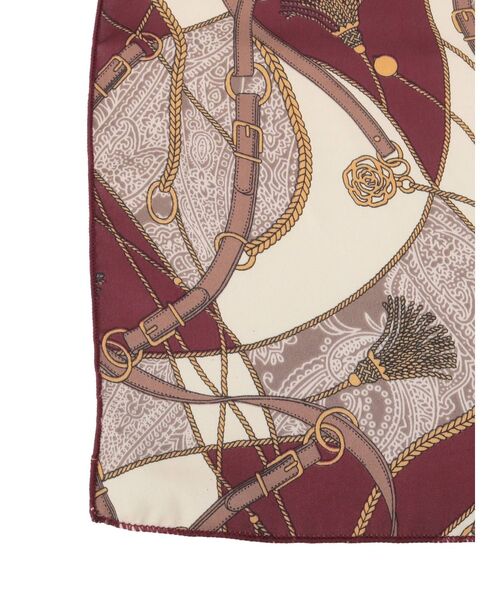 RESEXXY（リゼクシー）の「チェーンパターンスカーフ（バンダナ/スカーフ・レディース・レッド/ブラック・FREE）」の9枚目の写真