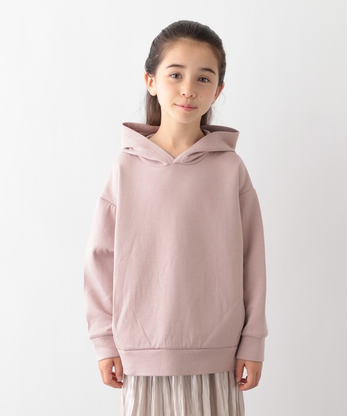 GLOBAL WORK(グローバルワーク)の「【キッズ】イージーDRY/プルオーバーパーカー/237244(パーカー・キッズ・サックスブルー/ベージュ系その他3/ライトピンク/オフホワイト・120cm/140cm/130cm/100cm/160cm/110cm/150cm)」の4枚目の写真