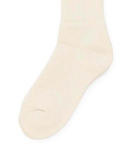 HIGHTIDE(ハイタイド)の「decka 80's Skater Socks デカ スケーターソックス リブ ラインソックス メンズ 25~28cm(ソックス/靴下・メンズ・イエロー/グリーン/レッド・FREE)」の10枚目の写真