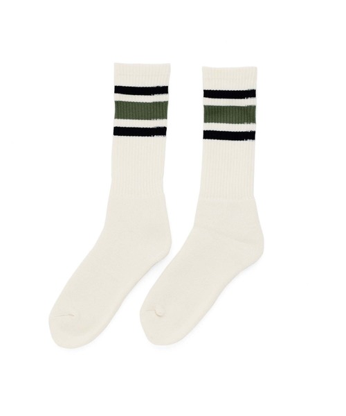 decka 80's Skater Socks デカ スケーターソックス リブ ライン