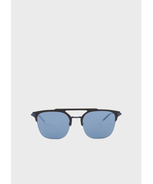 EMPORIO ARMANI（エンポリオアルマーニ）の「【エンポリオ アルマーニ】EMPORIO ARMANI ハーフリム クリアテンプルサングラス（サングラス・メンズ・その他・FREE）」の1枚目の写真