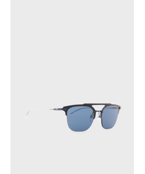 EMPORIO ARMANI（エンポリオアルマーニ）の「【エンポリオ アルマーニ】EMPORIO ARMANI ハーフリム クリアテンプルサングラス（サングラス・メンズ・その他・FREE）」の4枚目の写真