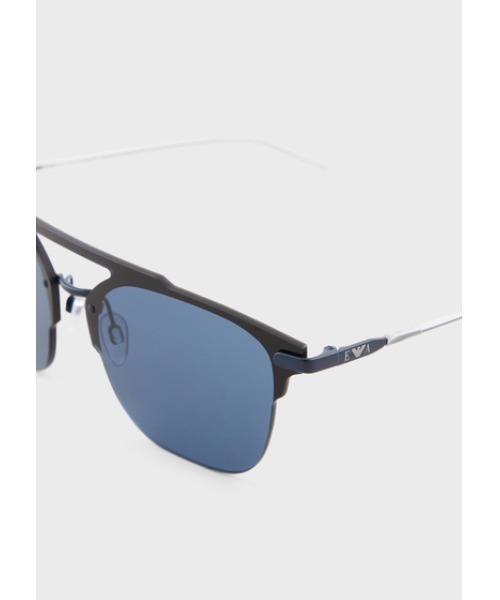 EMPORIO ARMANI（エンポリオアルマーニ）の「【エンポリオ アルマーニ】EMPORIO ARMANI ハーフリム クリアテンプルサングラス（サングラス・メンズ・その他・FREE）」の3枚目の写真