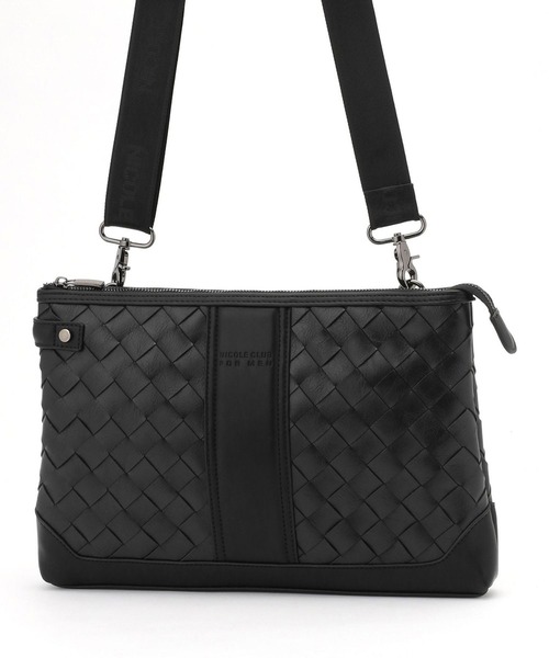 NICOLE CLUB FOR MEN（ニコルクラブフォーメン）の「２ＷＡＹメッシュクラッチＢＡＧ（クラッチバッグ・メンズ・ブラック系その他/グレー系その他/ネイビー系・FREE）」の2枚目の写真